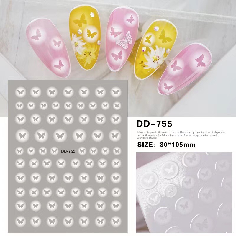 Sticker nail hình ombre ombre