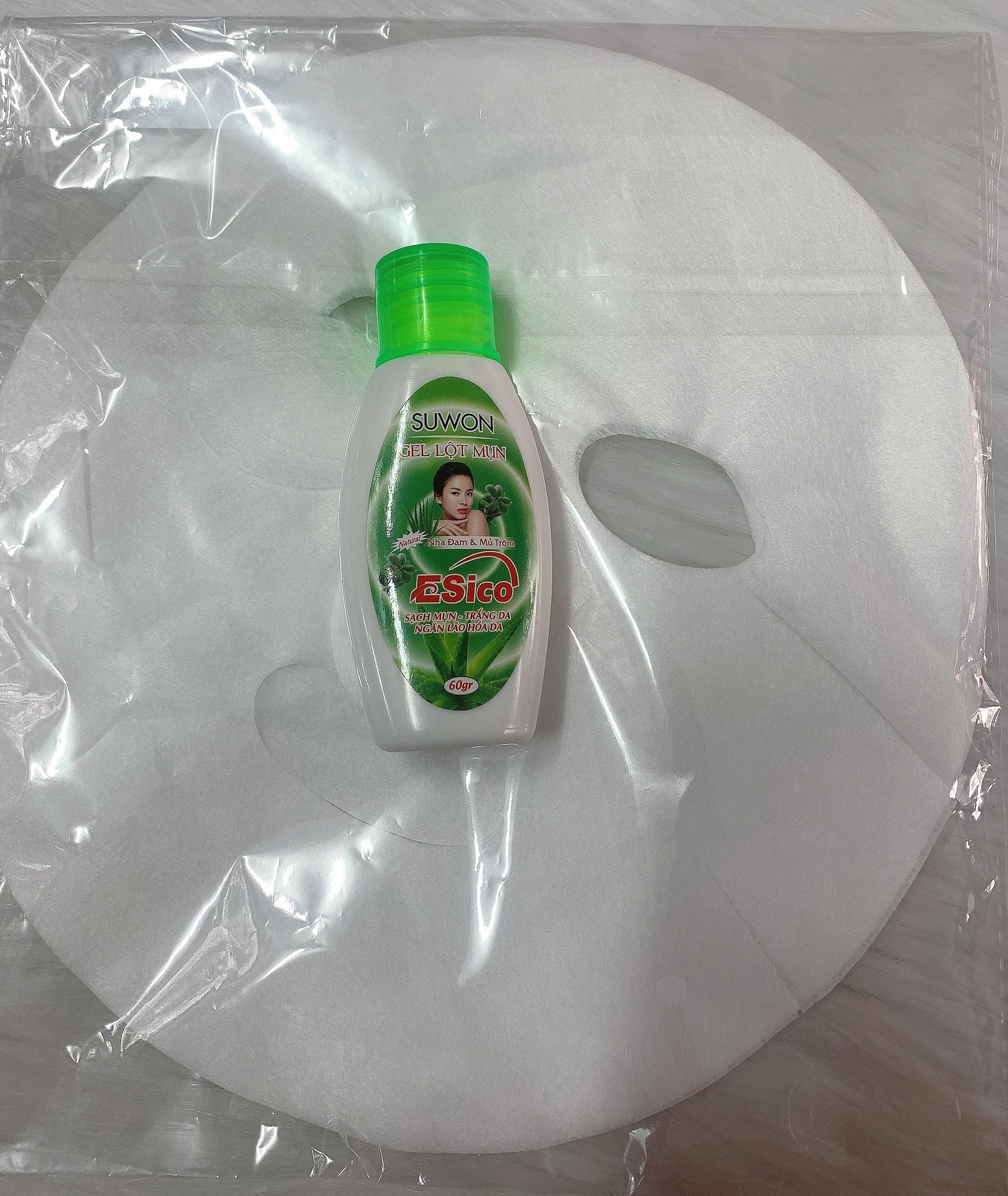 Combo Lột mụn Nha đam Esico 60g + giấy