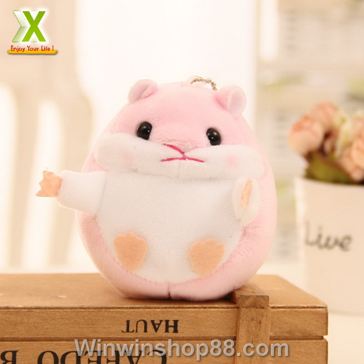 [HOÀN TIỀN MAX 6%][HCM]Móc khóa gấu bông Hamster 9cm dễ thương