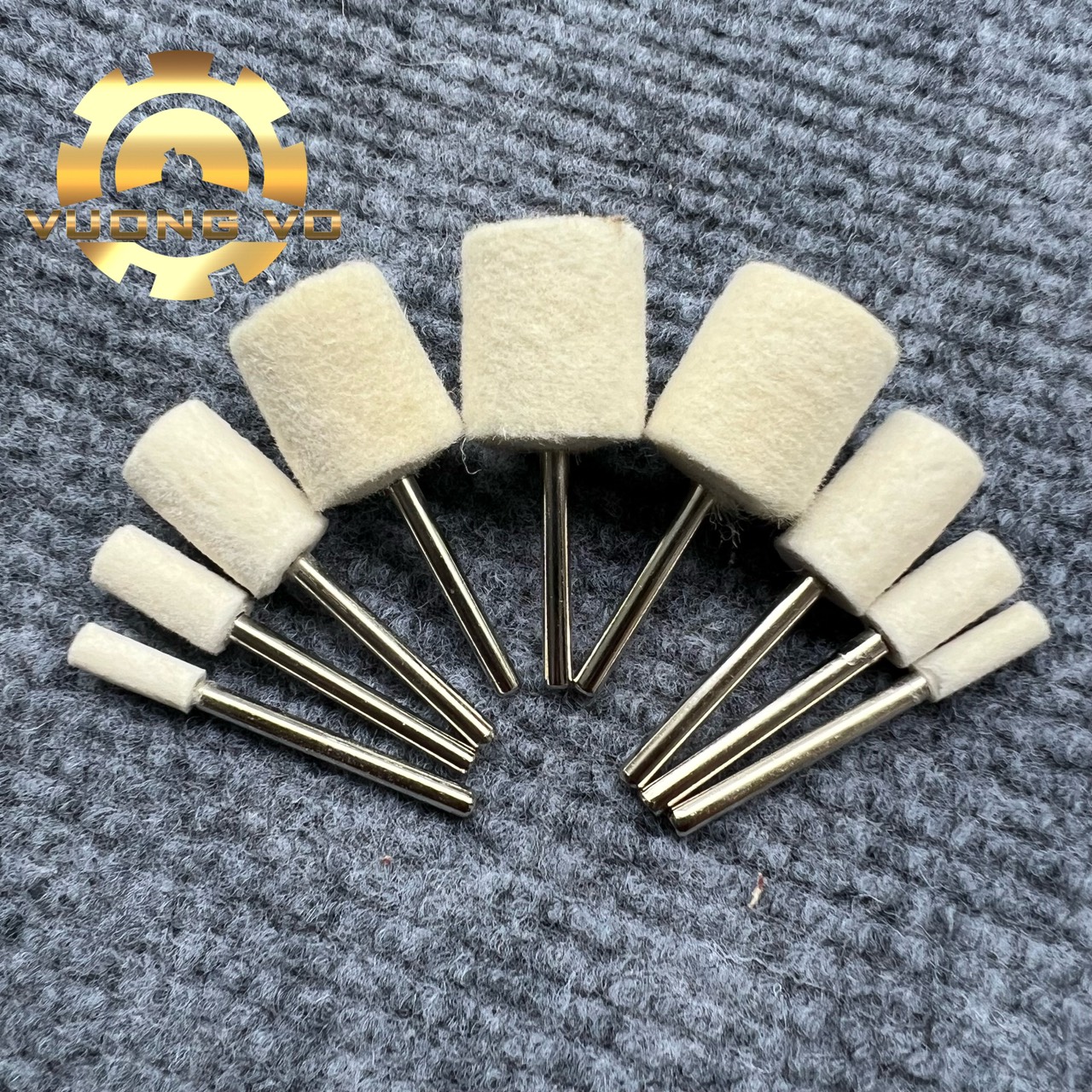 Fine wool felt-polished felt head 10x17x3mm