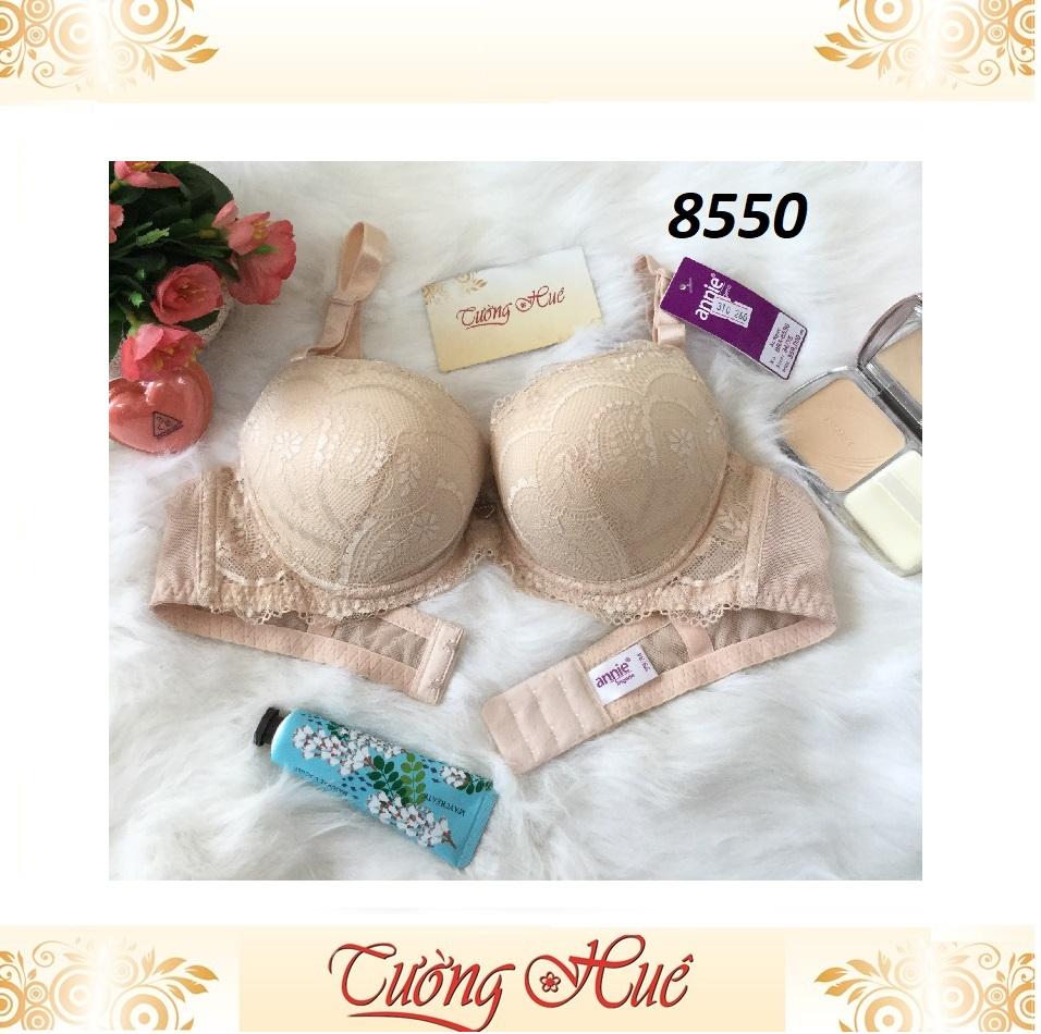 Áo lót nữ annie 8550 mút dày phổi ren.