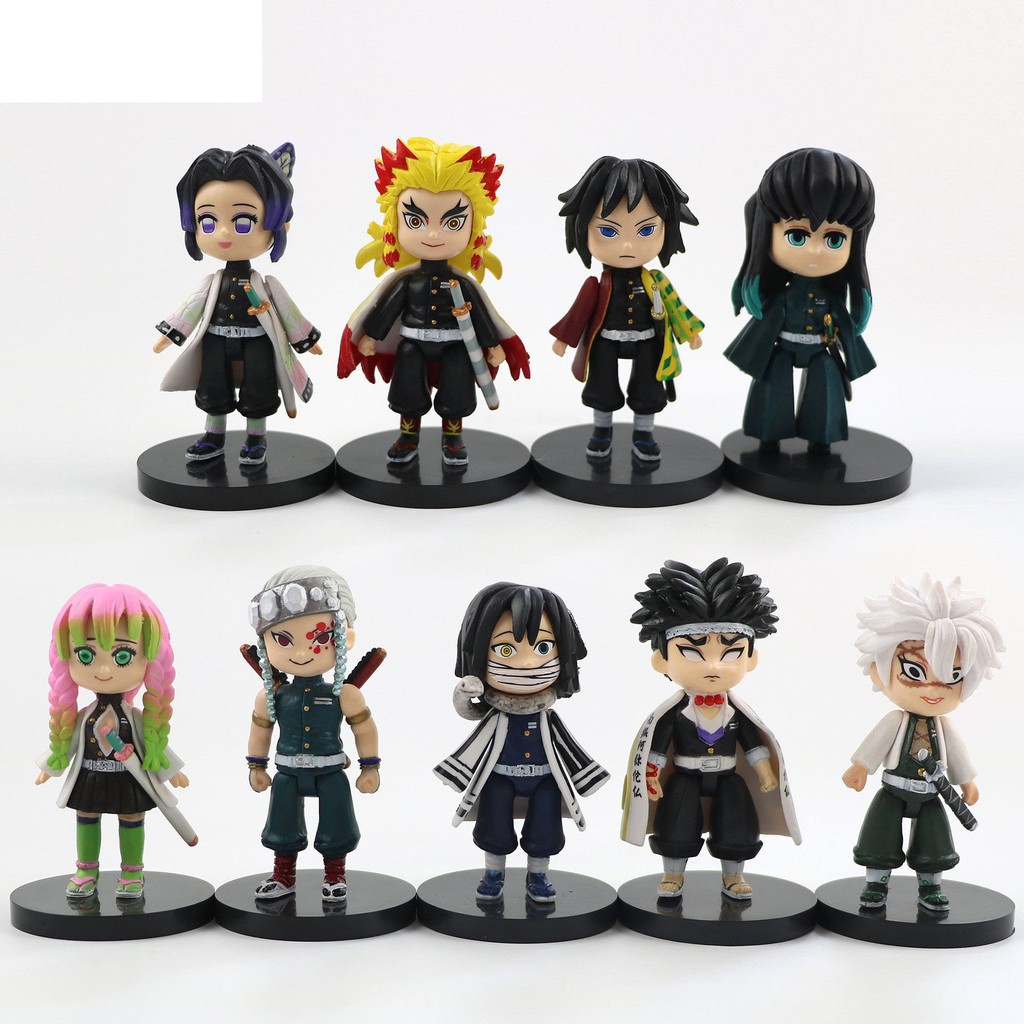 Mô hình tượng figure KIMETSU NO YAIBA THANH GƯƠM DIỆT QUỶ các trụ cột anime trưng bày trang trí đẹp
