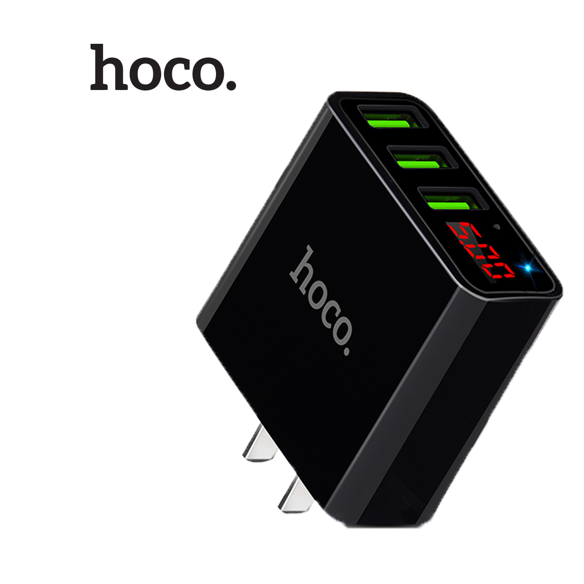 [HCM]Adapter Sạc 3 Cổng 3A Hoco C15