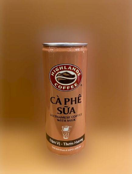 Cà phê sữa uống liền lon 235ml