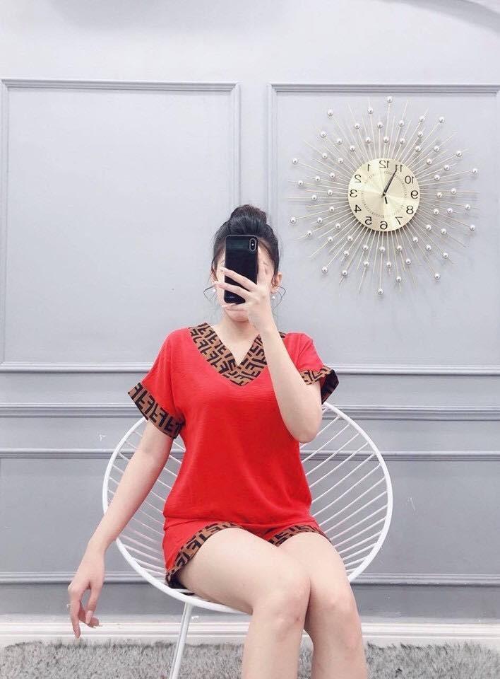 [HCM]SÉT BỘ COTTON ĐÙI PHỐI VIỀN SIÊU DỄ THƯƠNG(CÓ SIZE 3XL:66-75KG)