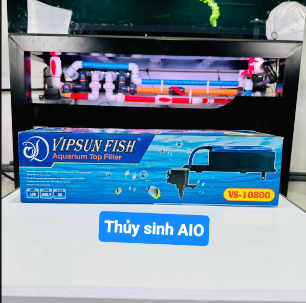 Bộ Máy Bơm Lọc Máng Hồ Cá VIPSUN VS - 388 - 680 - 7800 - 9800 - 10800 / Bộ Máy Lọc Nước Bể Cá VIPSUN FISH