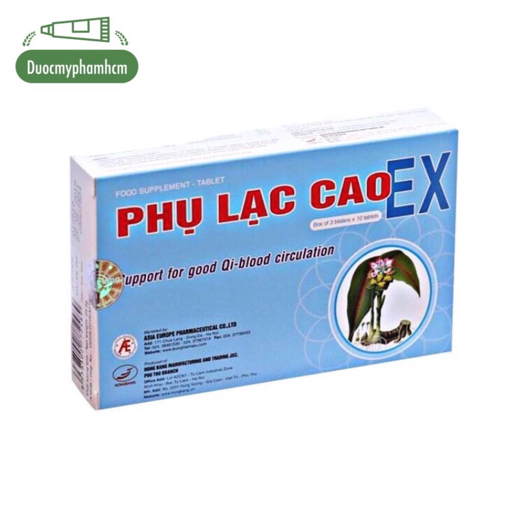 Phụ lạc cao ex