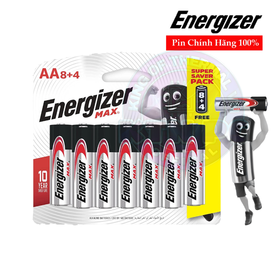 Pin Energizer Max AA / AAA siêu bền - Chính Hãng