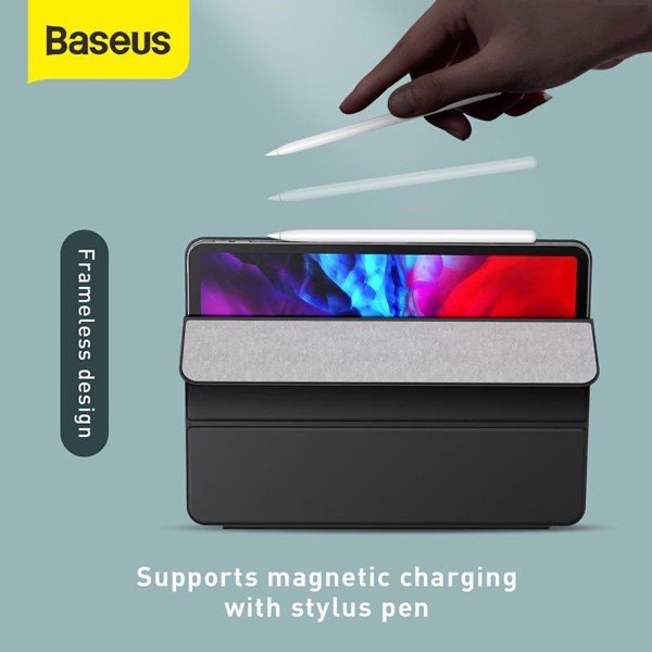 Bao da nam châm Baseus Simplism Magnetic Leather Case dùng cho iPad Pro 2020 (11’ và 12.9’, Magnetic Smart Case)