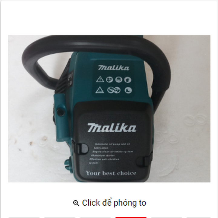 Máy cưa xích chạy xăng Malika