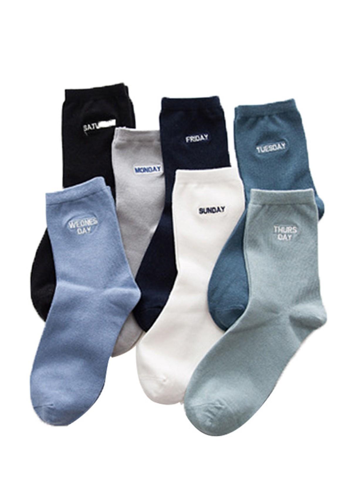 Set tất vớ 7 ngày cho nam - Kèm túi