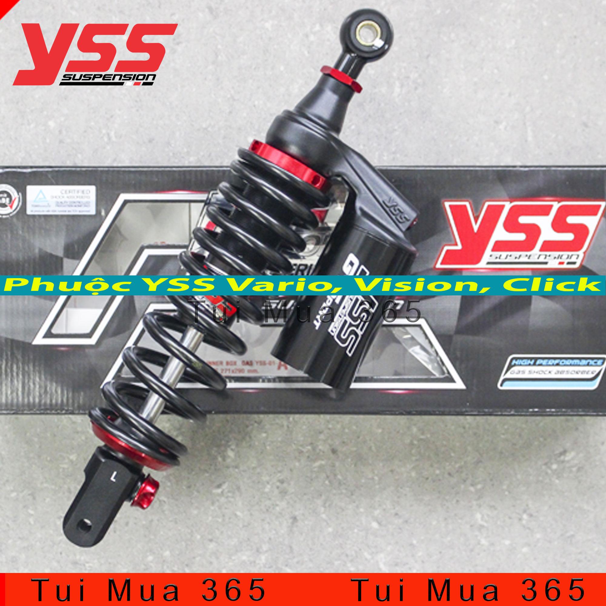[Trả góp 0%]Phuộc YSS Bình Dầu Vario Vision Click SCR G-Sport Laser Marking