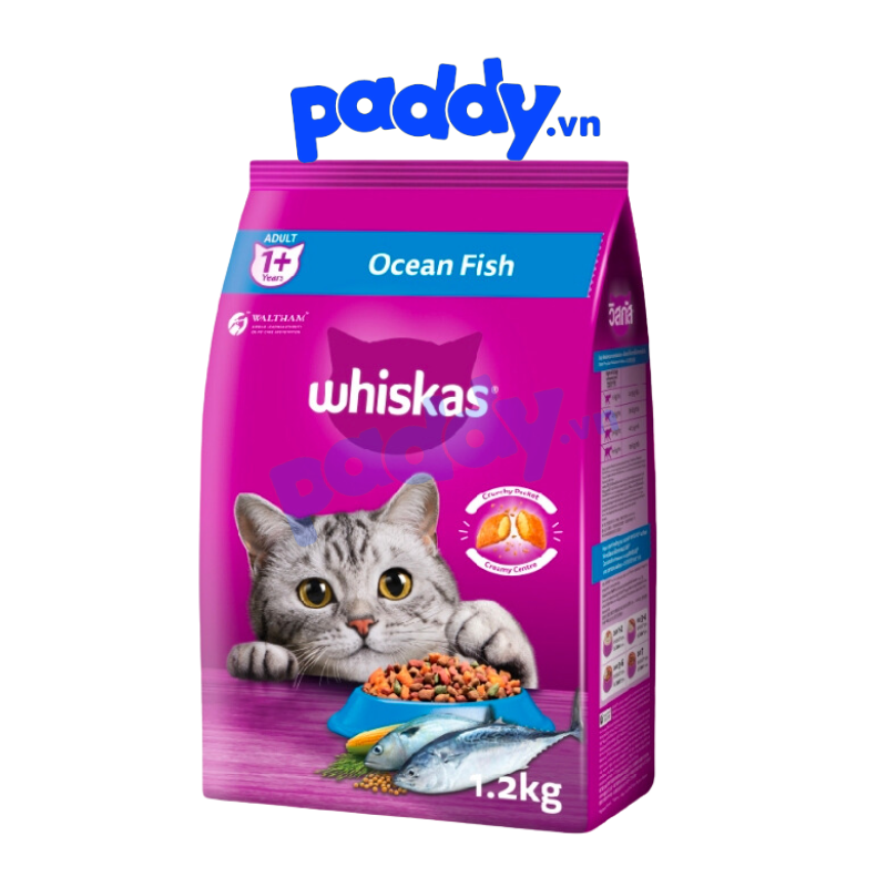 Hạt Whiskas Adult Cho Mèo Trưởng Thành Vị Cá Biển