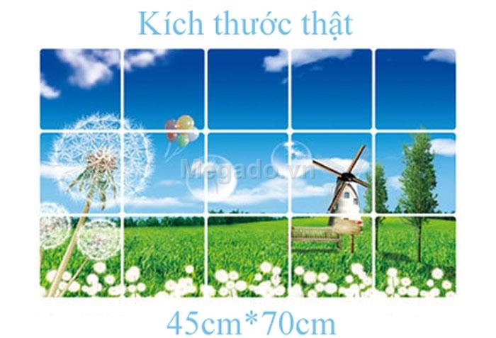 decal dán bêp bồ công anh