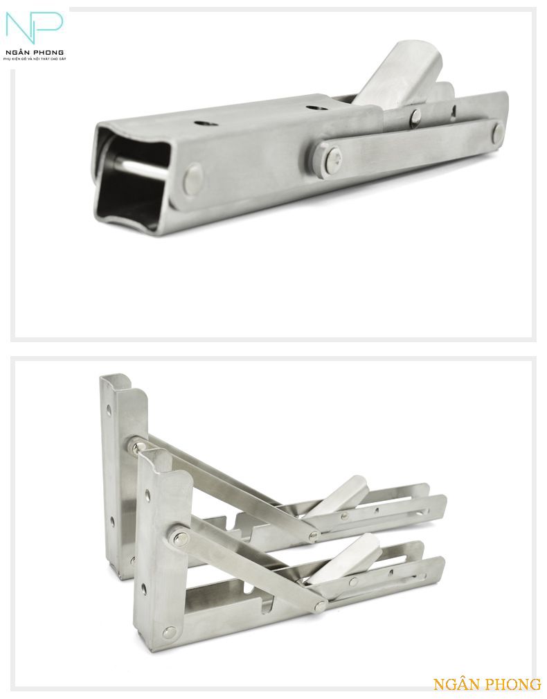 [HCM]GIÁ ĐỠ XẾP GỌN INOX 201