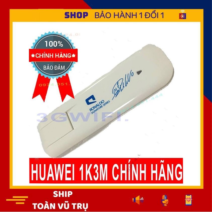 ( ƯU ĐÃI HOT ) USB Dcom 3G 4G Huawei 1K3M Hàng Chuẩn Tốc Độ 21Mbps Đổi IP CỰC NHANH