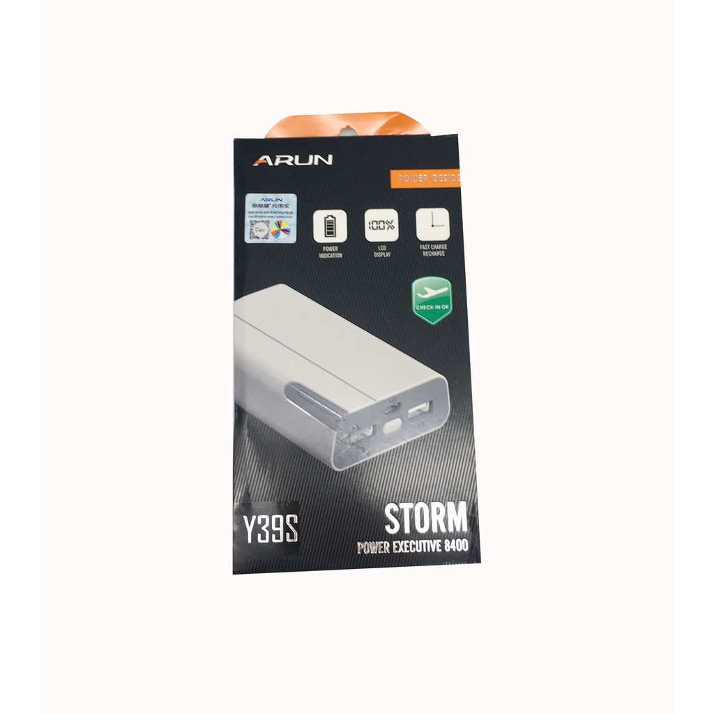 Pin Sạc Dự Phòng Arun Y39s 8.400mAh