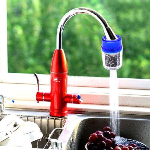 Bộ 3 đầu lọc nước tại vòi CT438 (Xanh phối trắng)