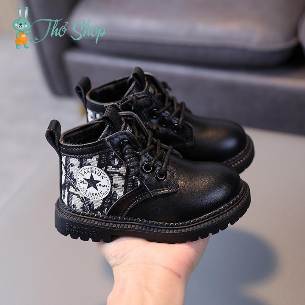 Boot da cho bé lót lông mịn siêu ấm siêu mềm( kèm ảnh thật )