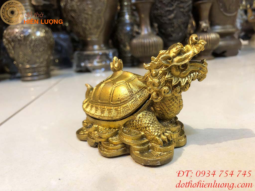 Long Quy Nắp Mai Mở-Rùa Đầu Rồng