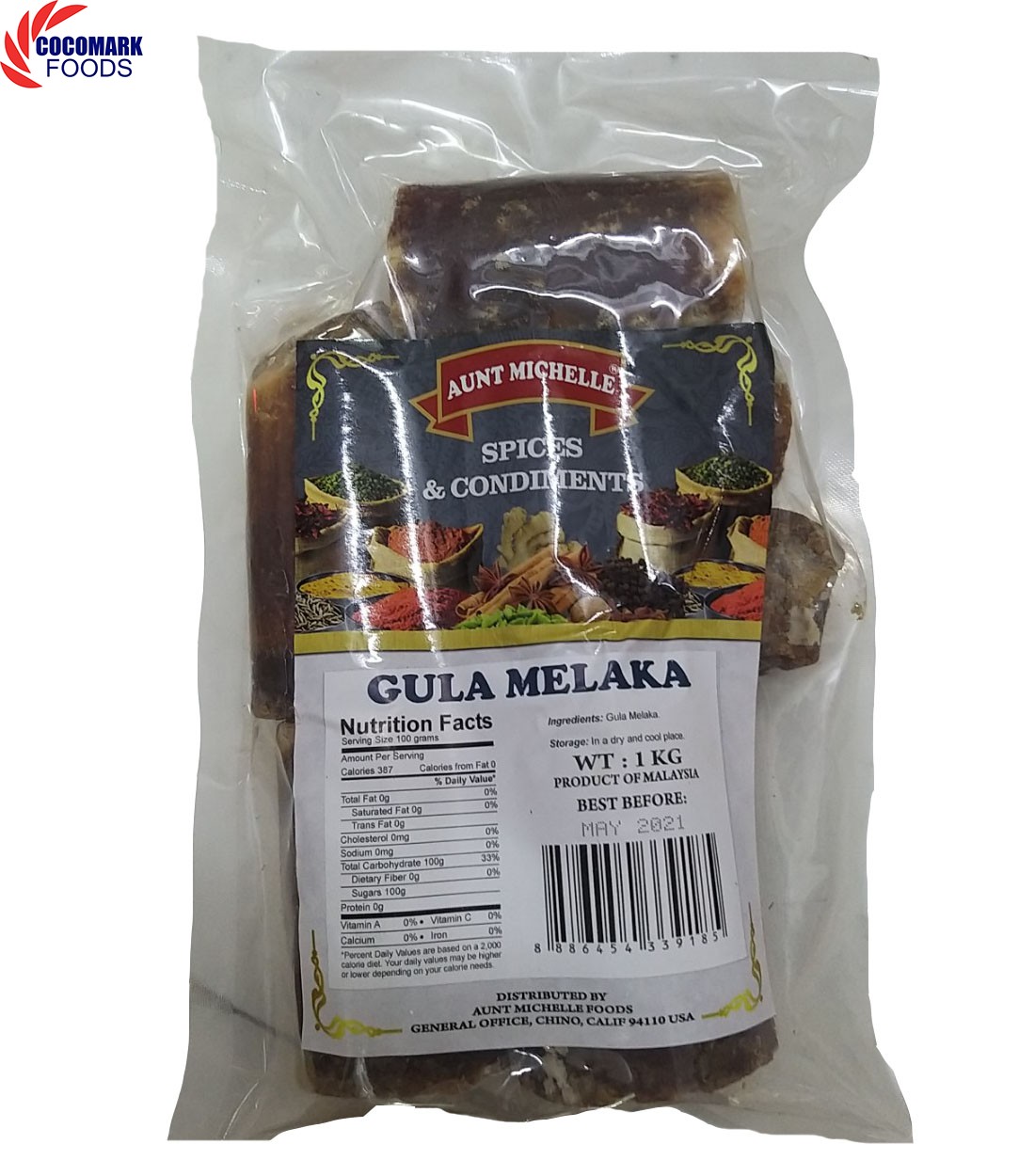 Đường Thốt Nốt Gula Melaka  ( Jaggery ) 1kg
