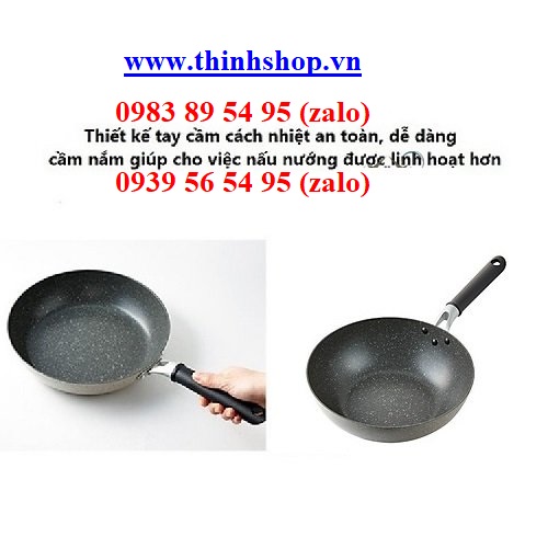 chảo vân đá lock&lock 20cm - chảo vân đá lock&lock