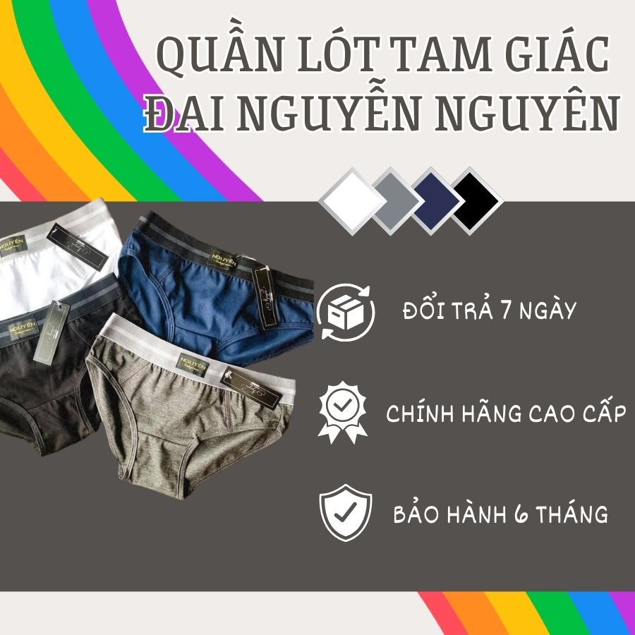 Quần Lót Tam Giác Nam Tomboy - Quần Xì Sịp Nam Tam Giác Tomboy Nam Thun Cao Cấp Mát Lạnh Combo Kháng Khuẩn Nguyễn Nguyên