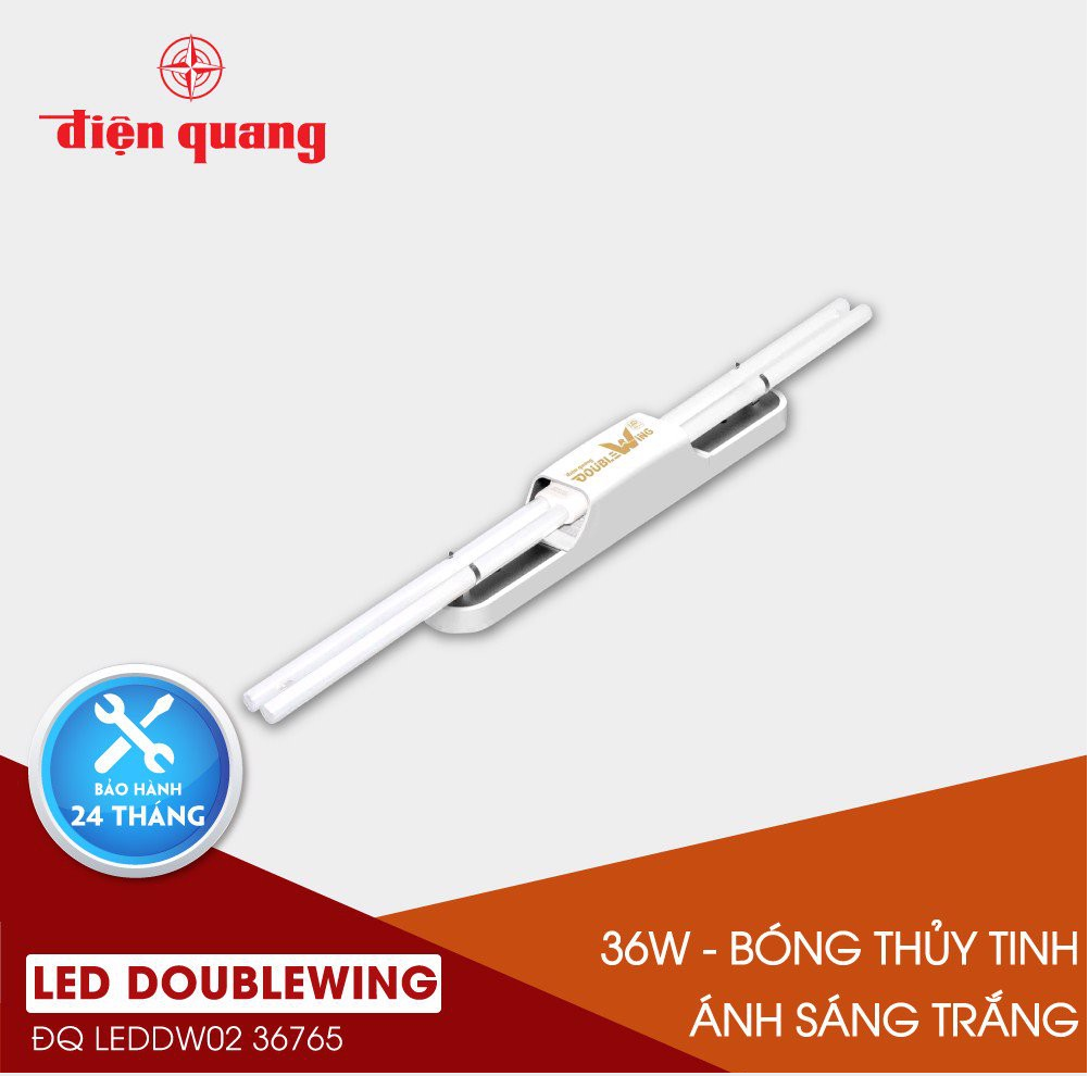 Bộ đèn led double wing điện quang 2x18w