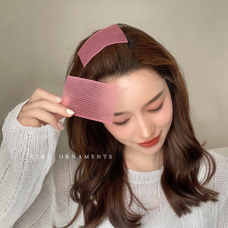 Miếng dán tóc tự dính cố định tóc mái tóc con làm phồng tóc