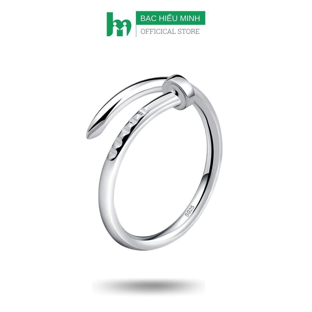 Nhẫn Nam Chiếc đinh Bạc Ta Bảo Hành Vĩnh Viễn NA454 Bạc Hiểu Minh