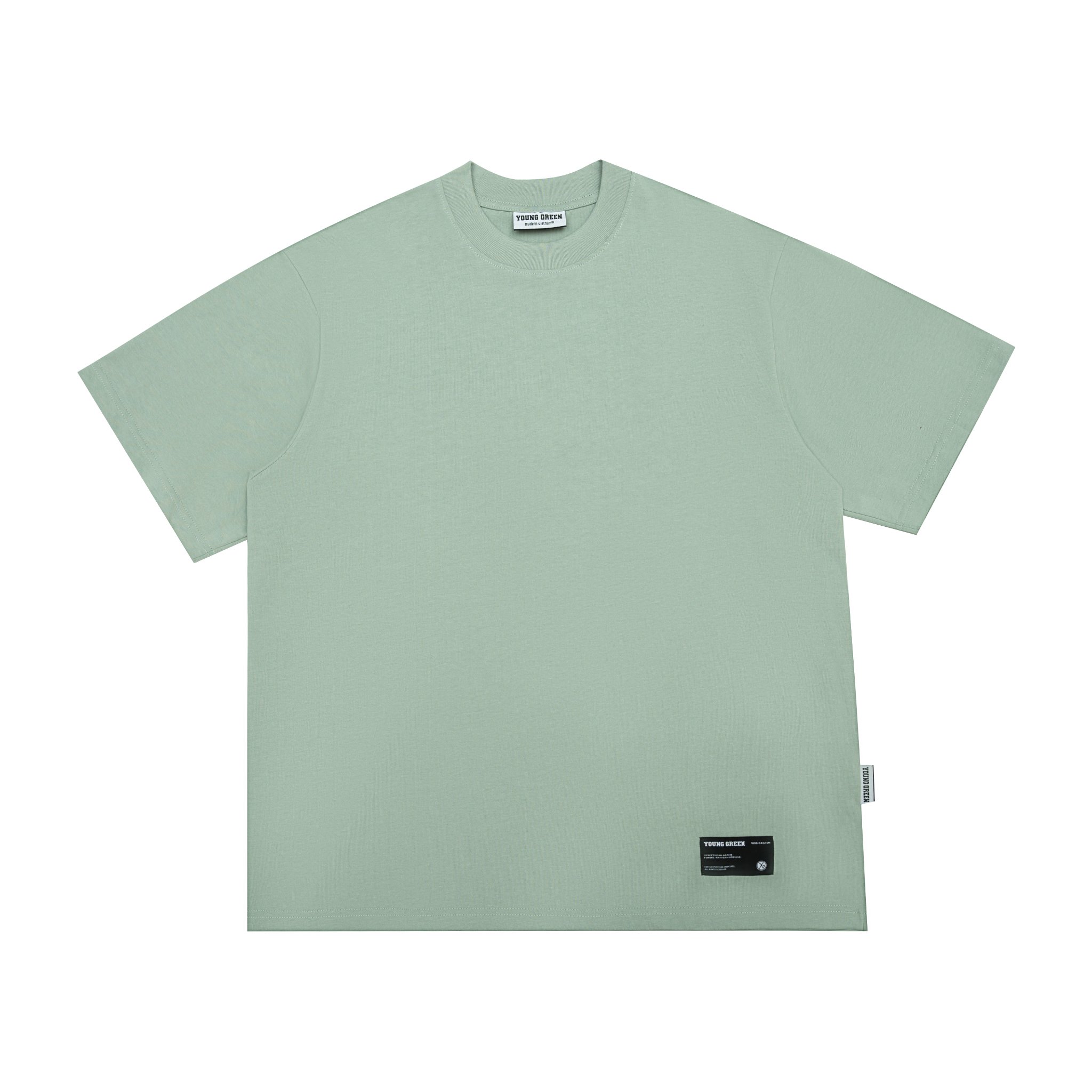 Áo Thun Trơn YOUNG GREEN Blank - Cotton