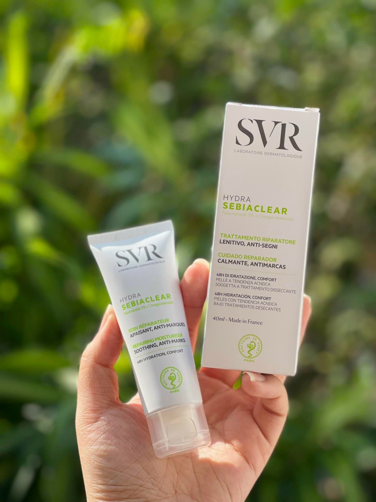Kem Dưỡng Ẩm Cho Da Dầu SVR Hydra Sebiaclear - 40ml