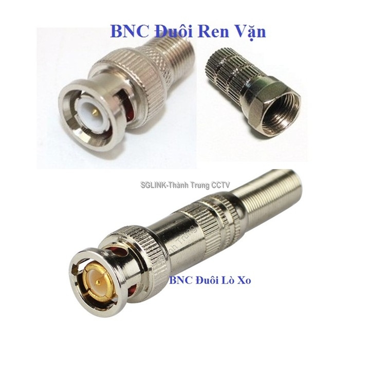 [FreeShip] COMBO 10 RẮC BNC LÒ XO giành cho camera