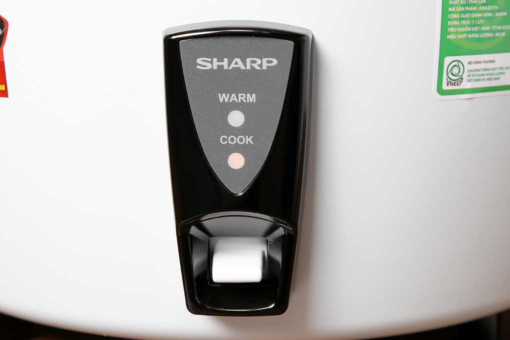 Nồi Cơm Điện Nắp Rời Sharp KSH-D77V (7L)