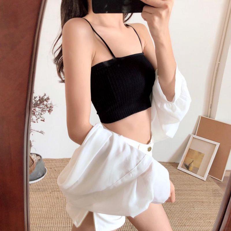 Áo 2 dây croptop cho nữ