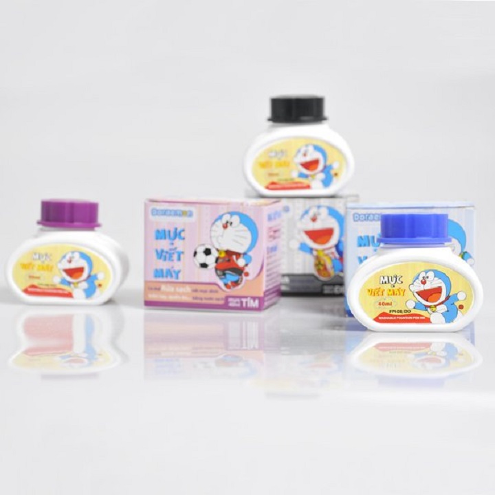 Mực bút máy Doraemon Điểm 10 TP-FPI08/DO  Xanh - Tím