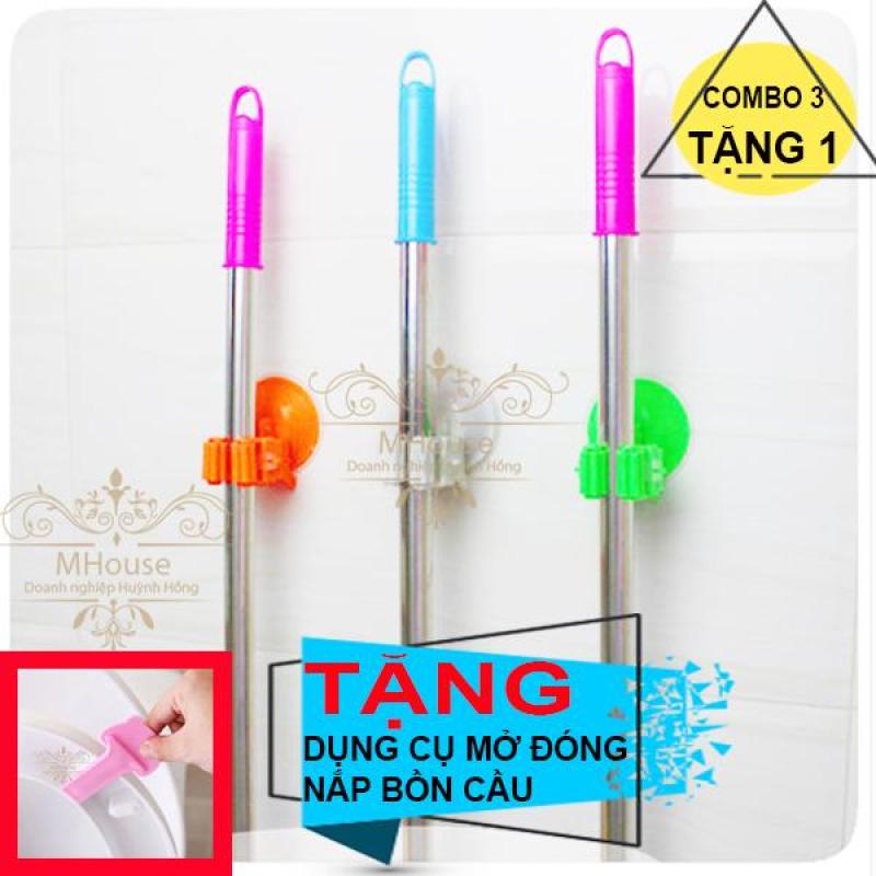 Bảng giá Combo 3 Tặng 1. Móc treo cường lực. Tặng dụng cụ mở đóng nắp bồn cầu kháng khuẩn