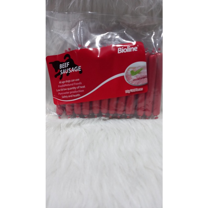 Xúc xích cho chó mèo Bioline 450gr