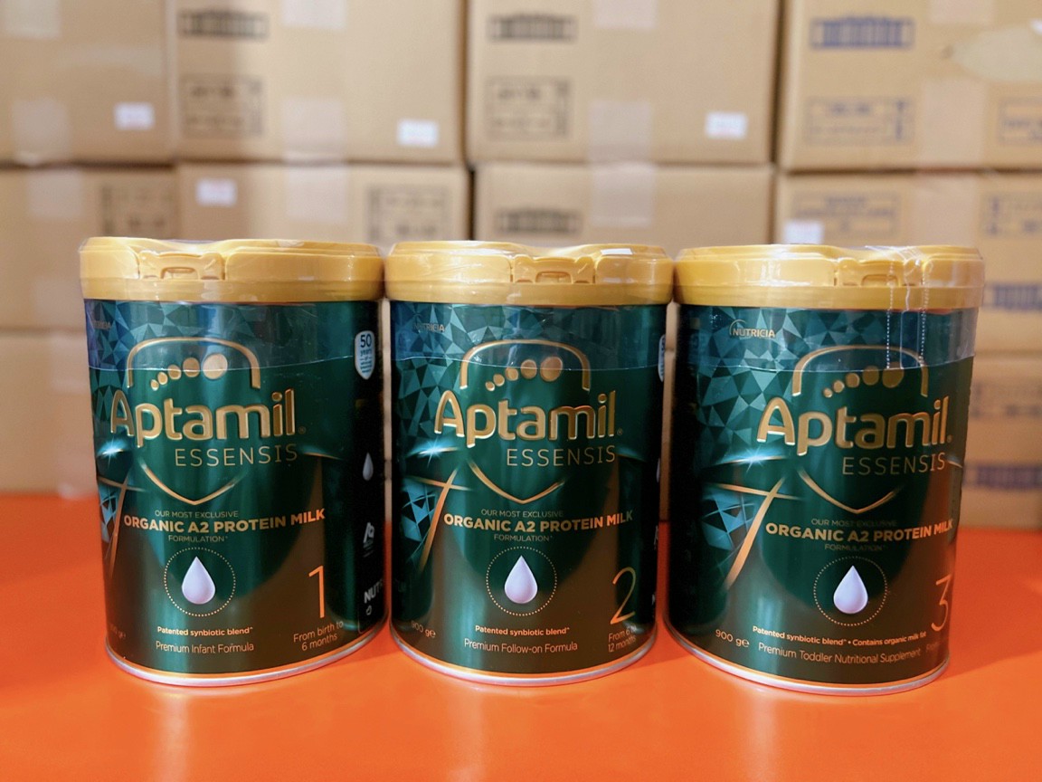 [HCM]-HÀNG AIR SỮA Aptamil HỮU CƠ úc số 1 2 3 4 - 900gr