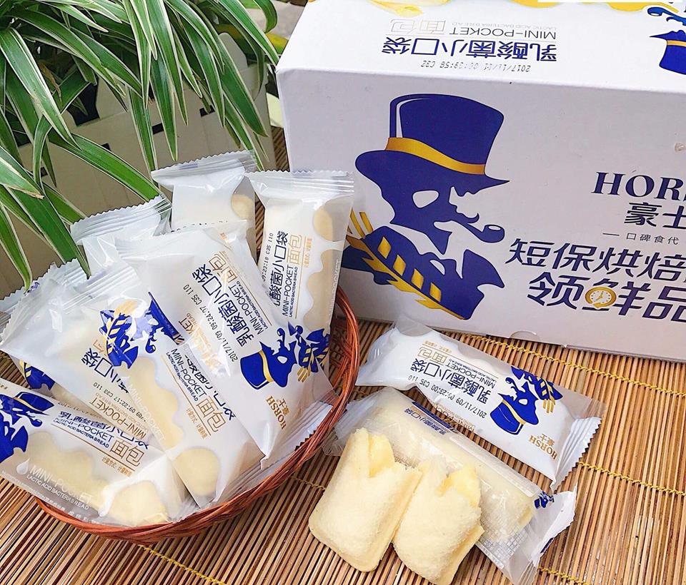 Thùng 1kg bánh sữa chua ông già horsh