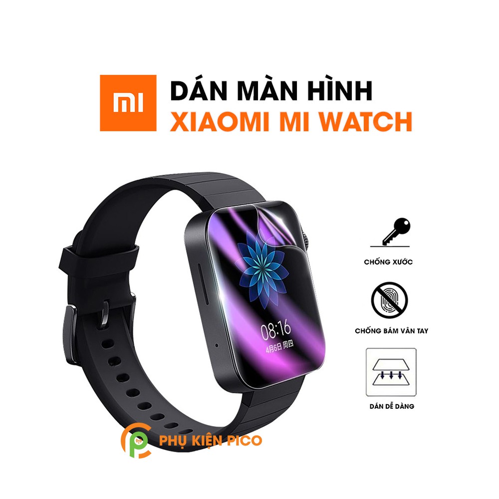 Miếng dán màn hình Xiaomi Mi Watch dẻo trong suốt - Dán dẻo đồng hồ Xiaomi Mi Watch PPF cao cấp