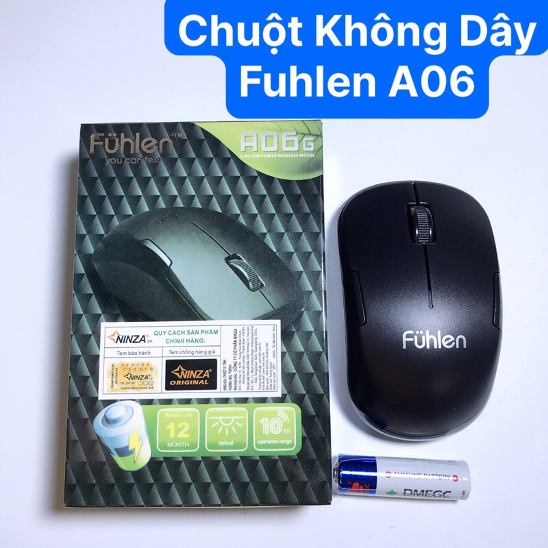 chuột không dây Fuhlen A06