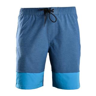 Quần short thể thao nam quần đùi thun nam polyester cao cấp Breli - BQS9012-1M-RTE1 (Xanh cổ vịt) thumbnail
