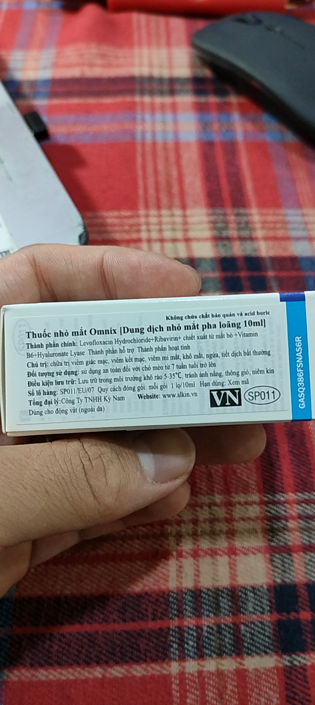 NHỎ MẮT OMNIX CHO THÚ CƯNG