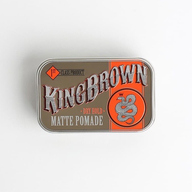[HCM] Sáp Vuốt Tóc King Brown Matte Pomade - Original Pomade 75g