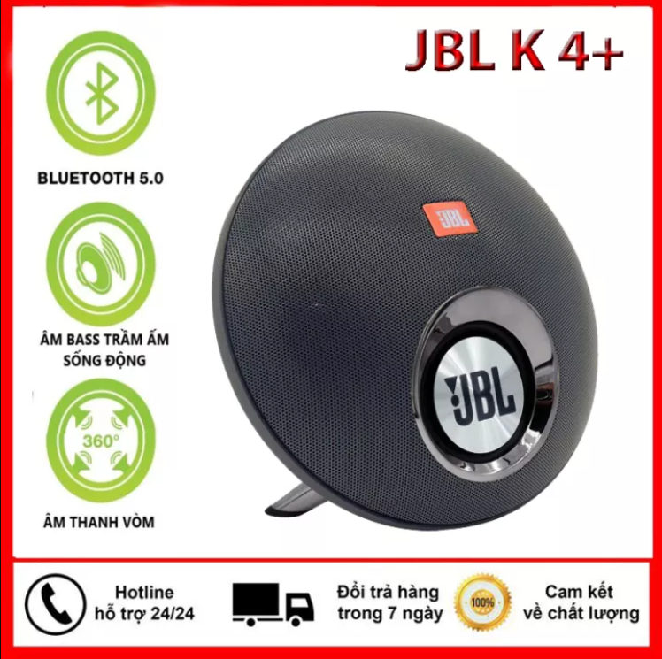 [HCM]( LOA BÃI MỸ ) Loa Bãi Nội Địa k4 Plus Chính Hãng Kiêm Pin Dự Phòng 4000mAh Âm Bas Trầm K4+ Cực Hay Kết Nối Bluetooth 4.1 Usb Thẻ Nhớ Cổng 3.5 Pin 15 Giờ - Bảo Hành 12 Tháng