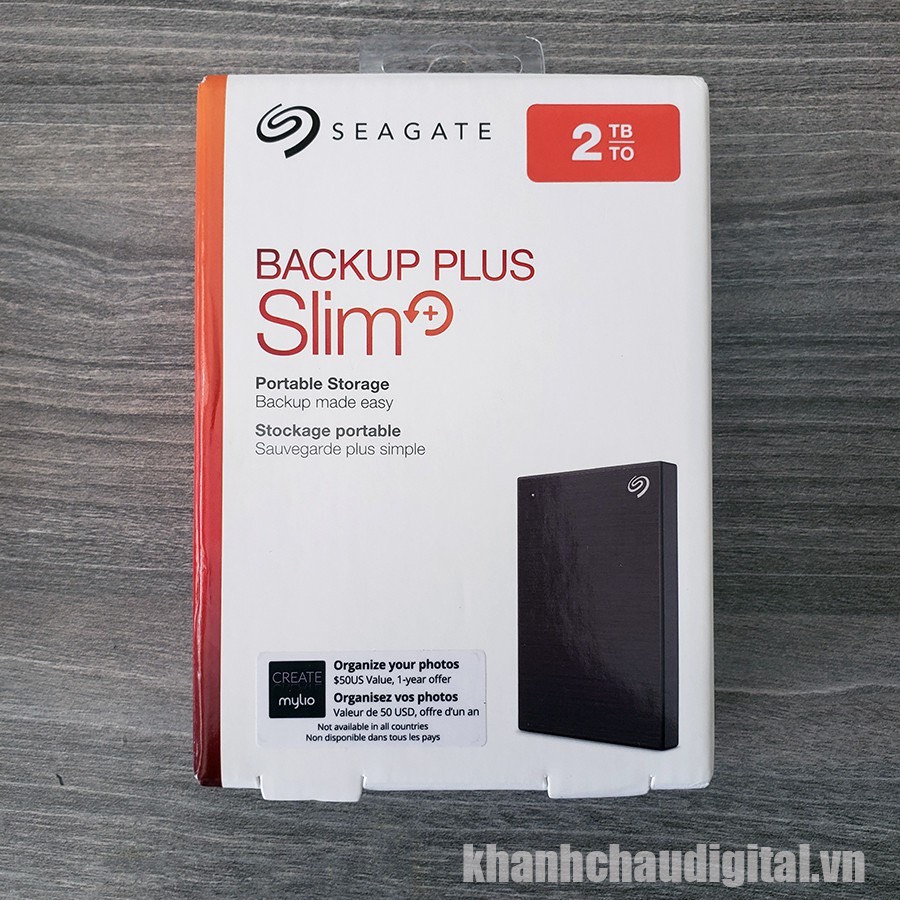 [HCM]Ổ Cứng Di Động Seagate Backup Plus Slim 2TB - KCD