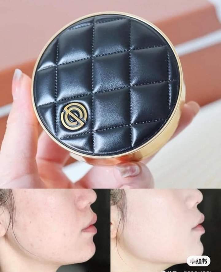 CUSHION DPC PINK_AURA  LIMITED VỎ DA (+1 lõi phụ)