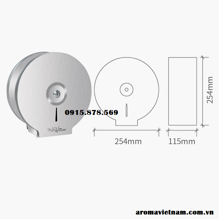 [TẶNG MIẾNG DÁN] Hộp đựng giấy, Hộp giấy vệ sinh cuộn lớn inox, hộp giấy vệ sinh, hộp đựng giấy inox treo tường, hộp giấy chống thâm nước, hộp giấy cuộn lớn inox