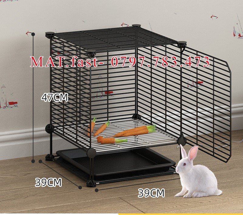 ⭐chuồng mới⭐ chuồng chó mèo lắp ghép sơn tĩnh điện size nhỏ gọn, mini giành chó cún nhỏ siêu cute.